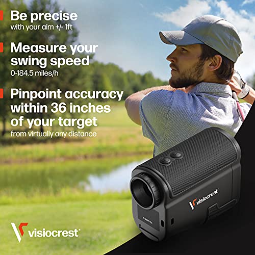 B-3280-Bl Laser Range Finder For Golf, Hunting And Archery - 3000Ft High Precision Distance Measuring Rangefinder - Professional Scan Fog And Speed Mode #TOP2