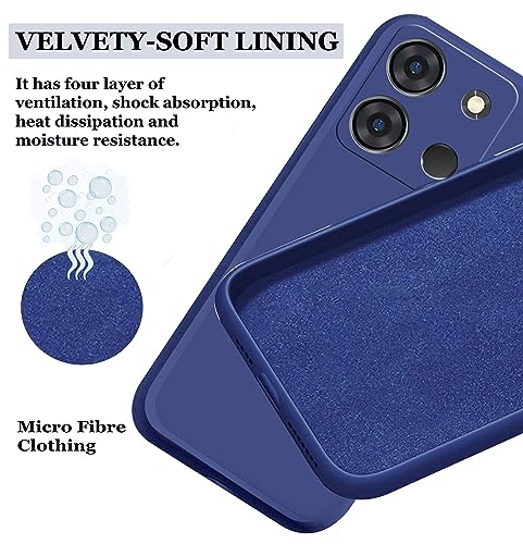 Image of A rtistque Back Cover Case for Infinix Smart 7 with Camera Protection | Shockproof TPU | Stylish Protective Design | Slim Fit | Ultra Matte | Infinix Smart 7 Back Cover - Blue