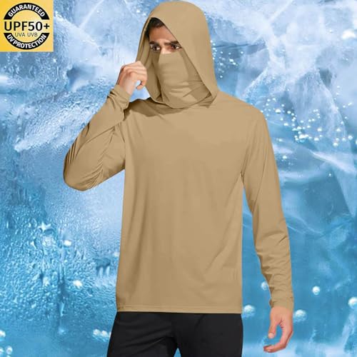 2025 Classic Fishing Men Hoody Shirts & Face Mask Summer Long Sleeve Outdoor Sun Protection Pullover Basic Tees3