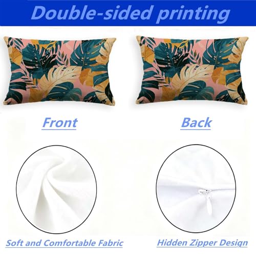 Housse de coussin velours 60x80cm lot de 2 taie oreiller lit - 4