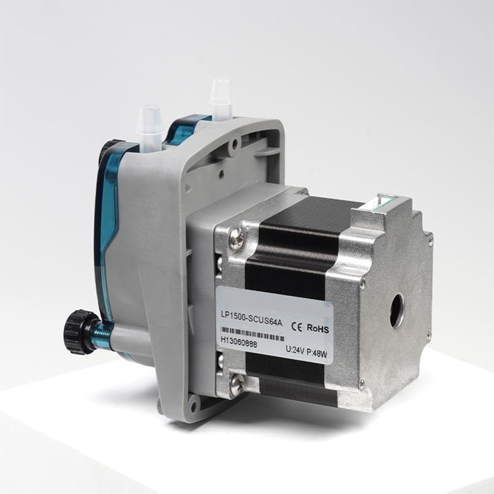 Bomba peristáltica de alto flujo LP1500-1600 ml/min, 12 V/24 V CC/motor paso a paso for dosificación de leche, café y jarabe(Lp1500-stepper Motor)