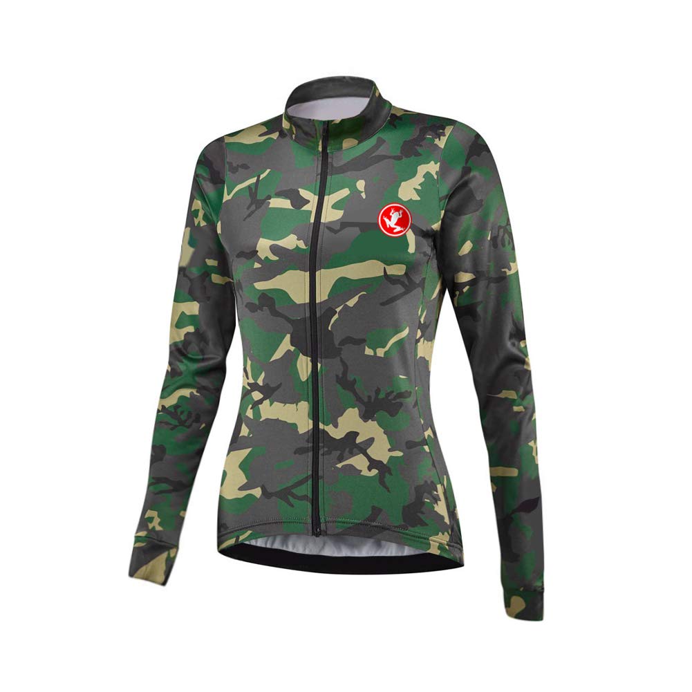 Uglyfrog-2Uglyfrog FBAXJWomen01 Women's Fashion Cycling Jersey Long Sleeve Polyester Autumn/Spring Breathable Quick Drying