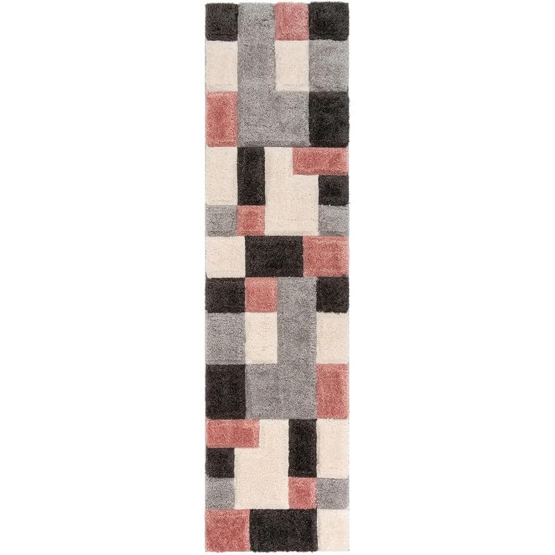 Image of Carpet for Living Room, Bedroom and Hall Handmade Microfiber Cozy Soft and Fluffy Shaggy Area Rug with 2 inch Thick Anti Skid Carpet [2x6 Feet Multi 07]