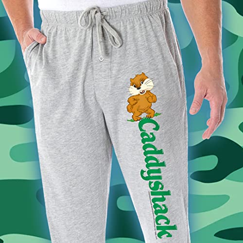 INTIMO Caddyshack Men's Dancing Gopher Character Loungewear Sleep Bottoms Pajama Pants3
