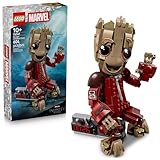 LEGO Marvel Ravager Jumpsuit Groot Building Toy for Boys & Girls, Ages 10+ - Posable Display & Play...
