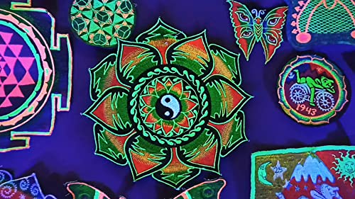 Patch Tao Ying Yang 19 cm brodé main pour personnaliser un vêtement - 3