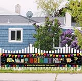 Here’s to a Bright School Year Banner Back to School Party Decorations