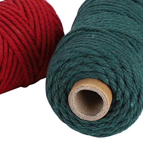 Cuerda de Algodón Trenzada Suave Premium para Decoraciones Navideñas Exclusivas 6