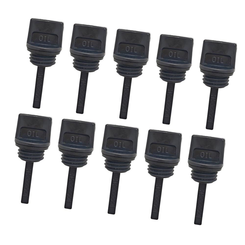 10 Varillas de Nivel de Aceite for Motor generador cortacésped GX160, GX200, GX120, GX140 y GX110 (15600-ZE1-003, 125-692)