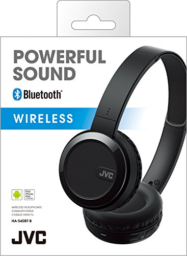 JVC HA-S40BT-B-E Bluetooth on-ear hoofdtelefoon met compacte, opvouwbare constructie en neodymium magneet zwart - Image 3