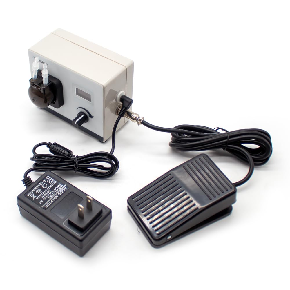 LeTkingok Micro Laboratory Intelligent Peristaltic Pump Precision Dispensing Circulating Titration Pump Water Pump Metering Pump DC24V 15W