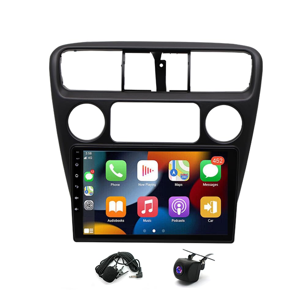 9" Android 13 Double Din Car Stereo w/Carplay Android Auto for Honda Accord 6th 1998 1999 2000 2001 2002 IPS Car Audio Receiver w/WiFi GPS Bluetooth