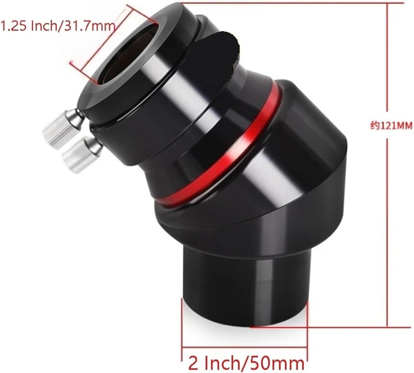 Telescope Accessories， 1PC 1.25-Inch/2-Inch 45 Degree Zenith Mirror Positive High Transmittance Astronomical Telescope Accessories,for Zenith Mirror(2 inch)