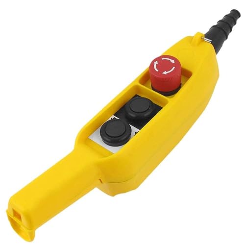 BestTong COB61E Interruptor de botón de parada de emergencia para control de grúa de arena