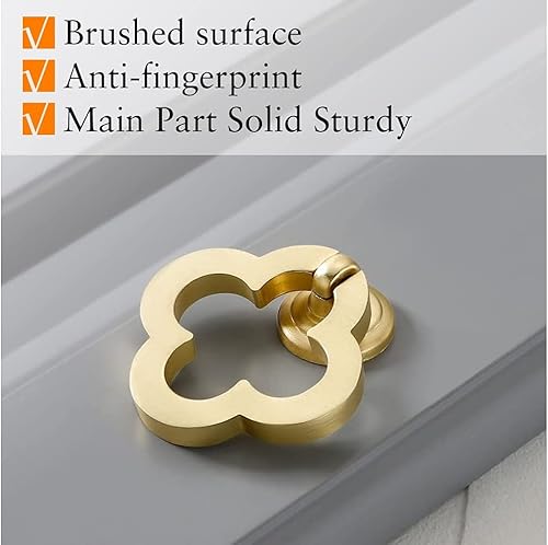 Miniatura 2 de Paquete de 10 pomos de armario de 2.165 in, pomos de cajones de aleación de zinc con tornillos, pomos de armario para cocina