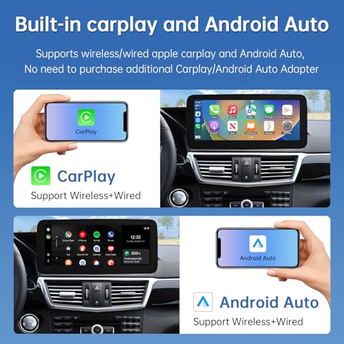 Pantalla Road Top 10.25" CarPlay para Mercedes Benz E Class miniatura 3