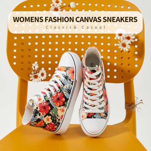 Image of hash bubbie High Top Canvas Sneakers Fashion Walking Shoes