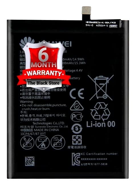 Image of The Black Store Original Battery for Huawei Y7 2017 /19 Huawei Y9 2018 /19 Huawei Y7 Prime 2019 (HB396689ECW)