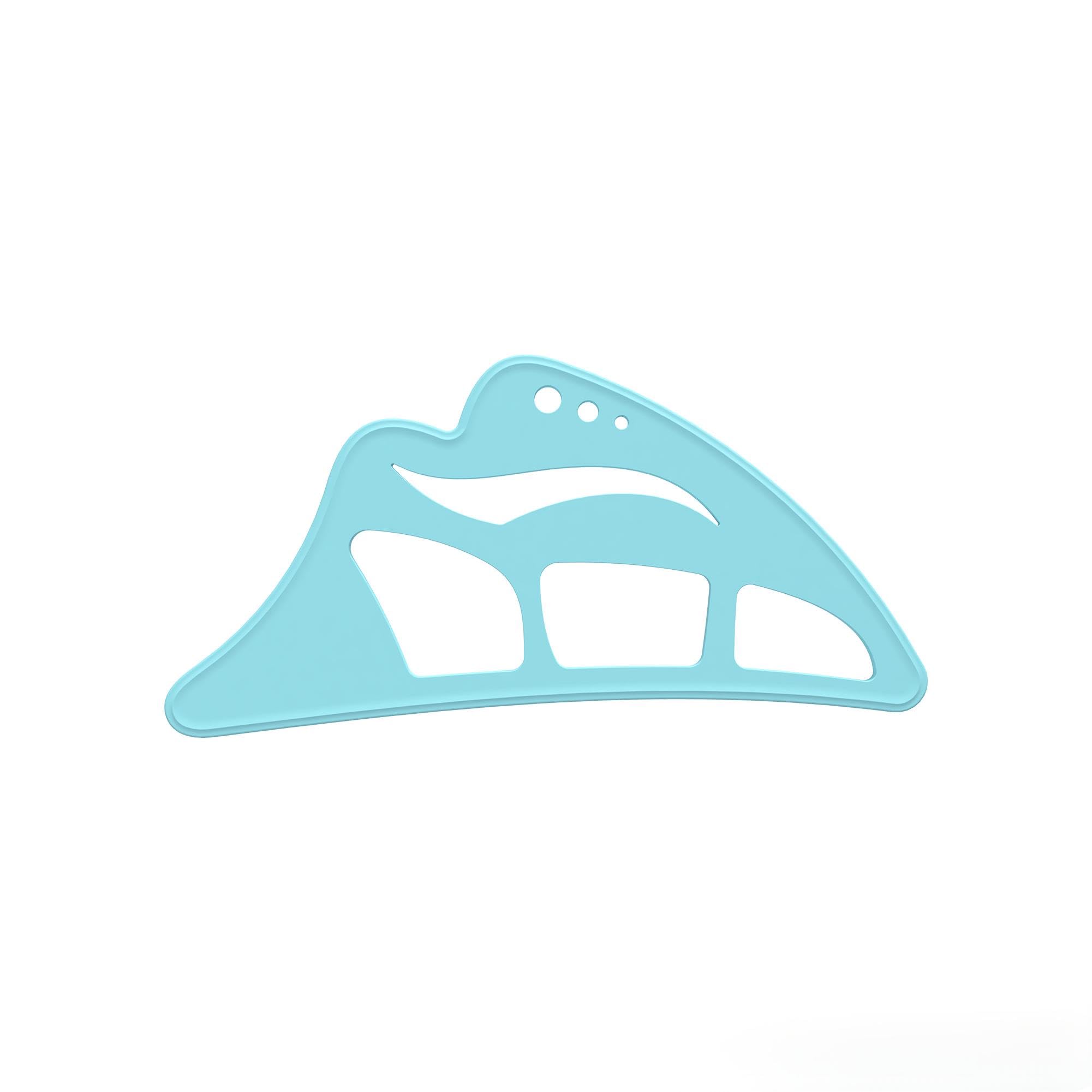 GlyphicWave 2PCS Blue Eye Makeup Tools Kit for Beginners - Reusable Eyeliner Stencil & Eyetour Eyeshadow Templates for Hooded Eyes, Flawless Quick Eye Makeup Application Tool (Women/Men)