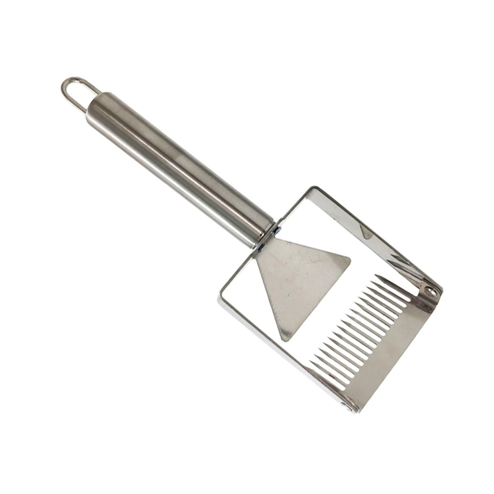 Zxzzas One Color Beekeeping Tools Honey Cutter Uncapping Scraper Bee Hive Honeycomb Scraper Equipment Metal Handle Uncapping Fork Shovel For Beekeeping