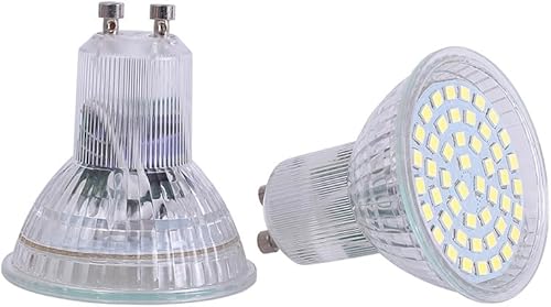 Miniatura 7 de Bombilla LED MR16 GU10 4W 85-265V 6000K luz diurna blanca Foco LED 35 W reemplazo de bombilla halógena (blanco frío 6000 K, 6 piezas)