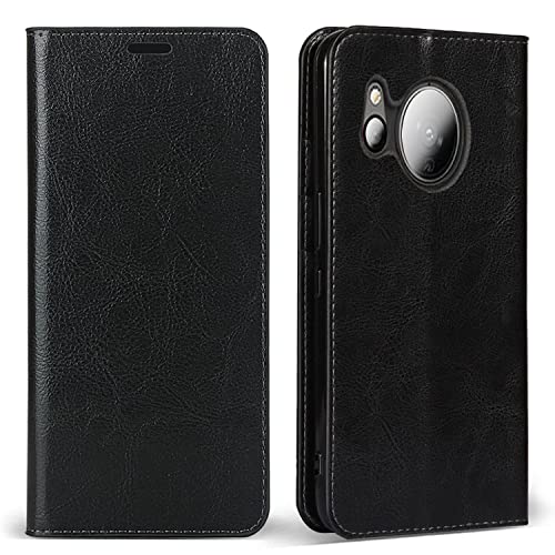 AQUOS sense7 ケース 手帳型 ベルトなし AQUOS sense7 手帳型 ケース AQUOS sense7 カバー AQUOS sense7 スマホケース SH-53C SHG10 対応 耐衝撃 牛床革 耐久性高い マグネットなし ベルトレス