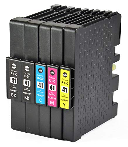 Pack de cartouches d'encre compatibles GC-41 XL pour imprimante Ricoh Aficio SG3120BSF