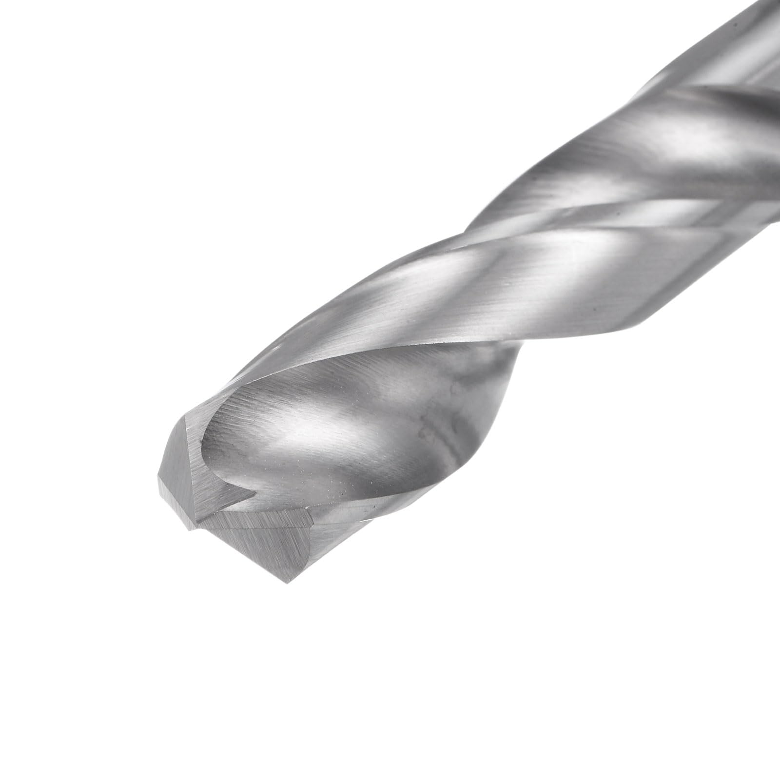 QUARKZMAN Wiertło do wiertarki z węglika wolframu, 11 mm (0,433 cala) YG6X/C3 mikroziarnisty prosty trzpień do wiercenia stal nierdzewna, aluminium, metal, tworzywo sztuczne