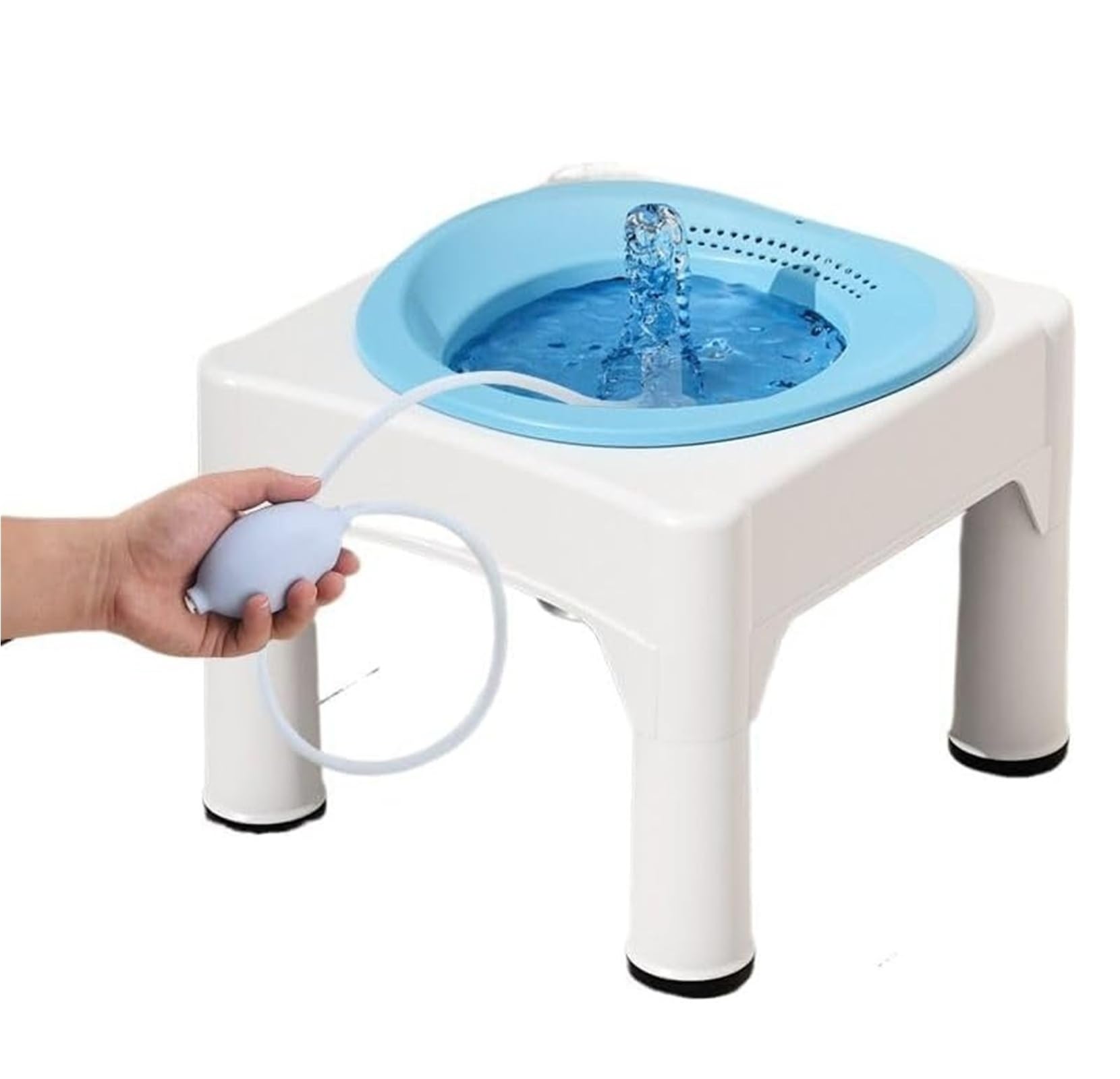 Sitz, vasca da bagno per la cura post-parto, bacino resistente con sciacquone manuale, bidet universale per alleviare emorroidi e infiammazioni perineali
