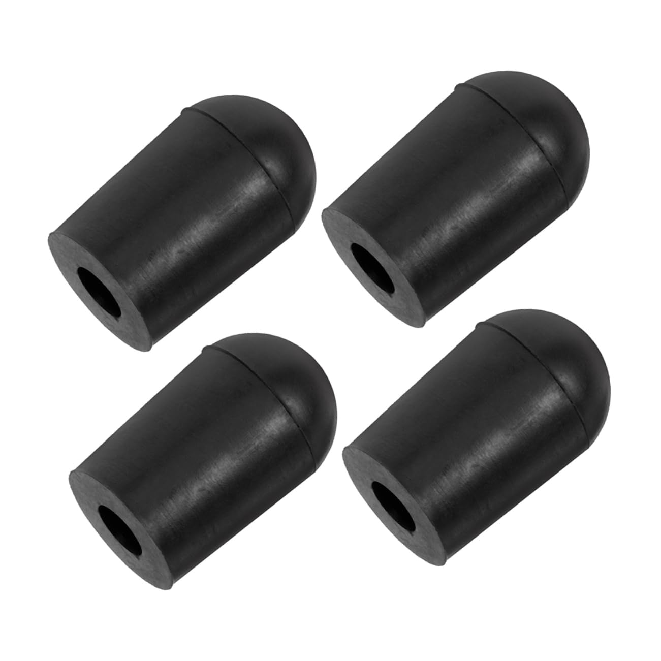 Levemolo Endpin Non-slip Cap for Double Bass 4pcs Set Rubber Bass Endpin Pad Stabilizes Endpin Prevents Movement during Performance