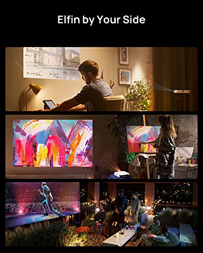 XGIMI Elfin Mini-projector Ultracompact 1080P draagbaar, 4K-invoer ondersteund 600 ISO Lumen, Harman Kardon-luidspreker, autofocus ISA-technologie Android TV 10.0, draadloos casten WiFi Bluetooth - Image 7