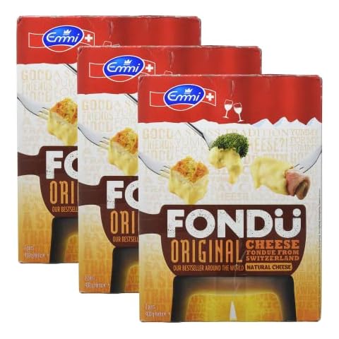 Emmi Fondue Cheese Original 400g Pack of 3 Cover