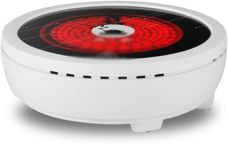 Countertop Burner, Intelligent Electric Ceramic Stove, Household Electric Tea Stove Mini Small Electric Ceramic Stove (Color : White)