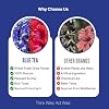 BLUE TEA - Combo Pack - Butterfly Pea Flower Tea - 0.88 Oz (25+ Cups) & Hibiscus Tea - 1.76 Oz (50 Cups) | Chemical Free - Flower Based - Caffeine Free - Herbal Tea | Reusable Pet Jar