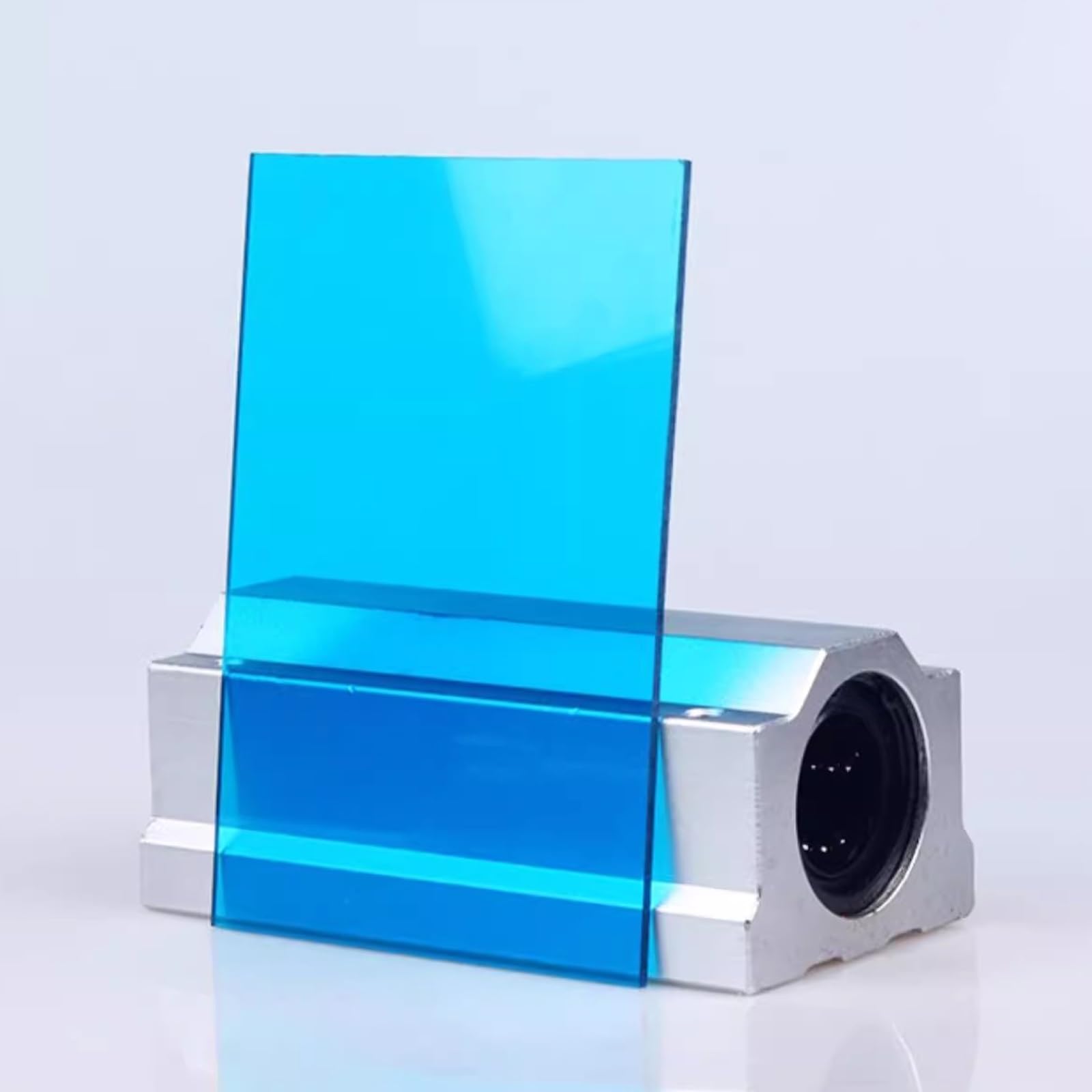 Placas de Policarbonato para Techos, Paneles de Policarbonato para Invernaderos, 0,1 cm de Grosor, para Toldos de Invernaderos(Blue,1.22x4m)