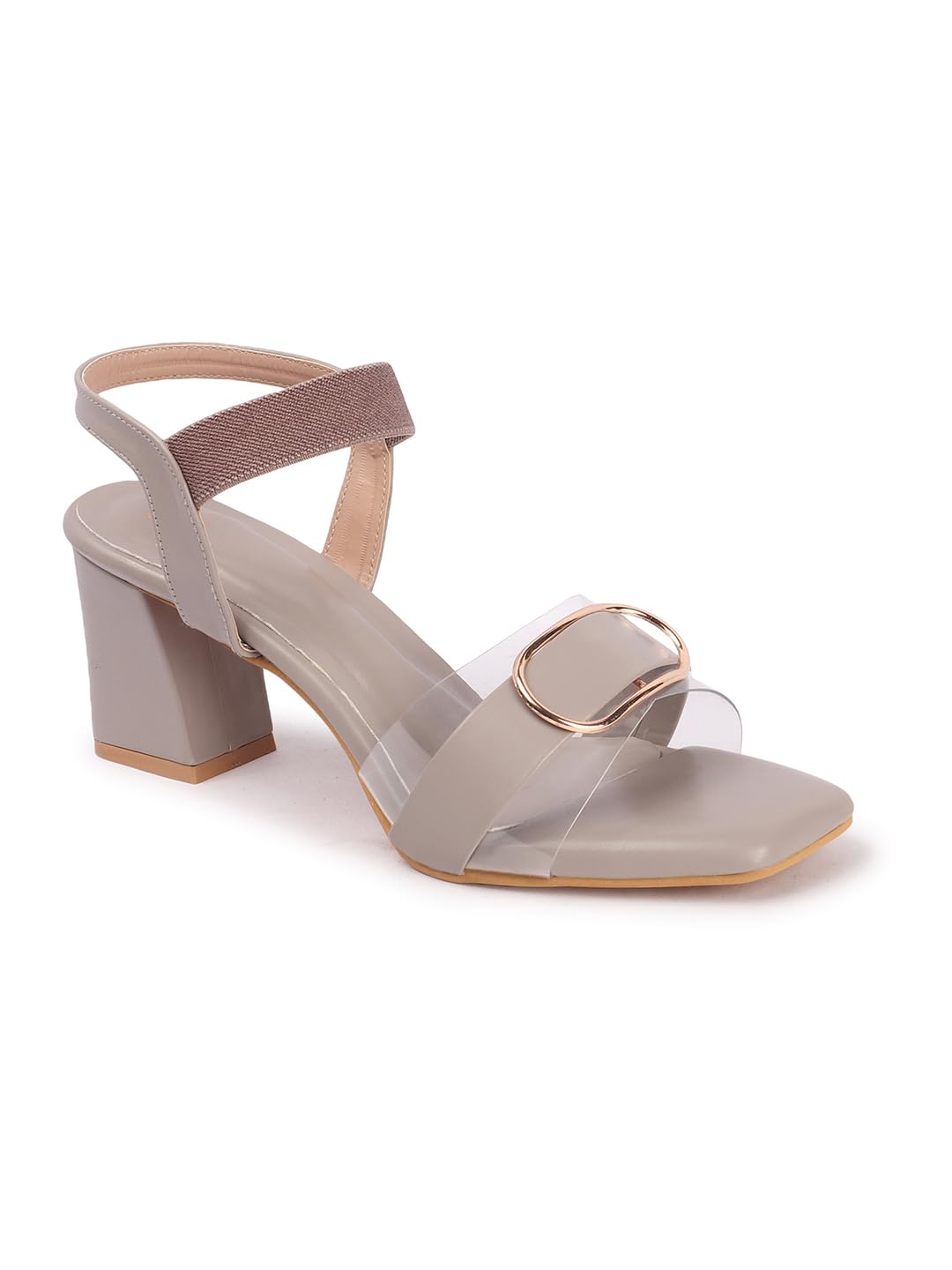 Women Comfortable Block Heel Square Toe Slingback fashion Sandal for Party, Office and Casual Use-image-18