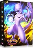 carte mewtwo pokemon Design unico: una varietà di personaggi Pokémon funge da copertina dell'album di carte. Splendidamente stampato, colori vivaci. È il miglior regalo per i bambini. Custodia per il trasporto con 30 pagine a 4 tasche, le carte non sono incluse.