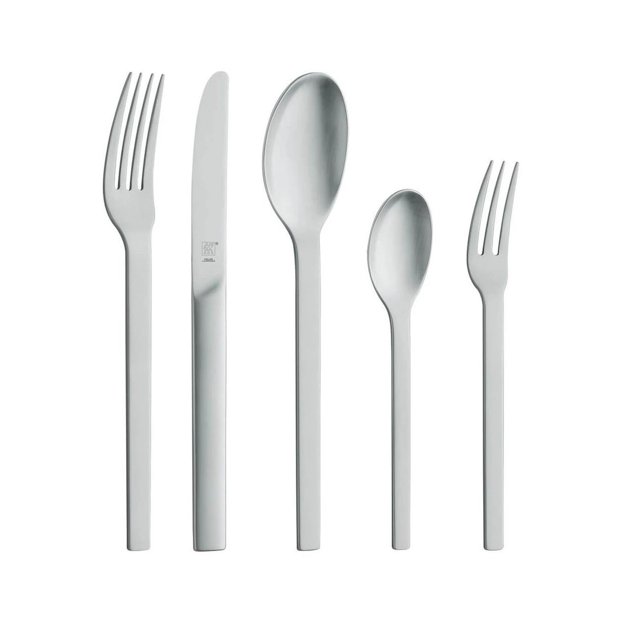 ZWILLING Juego de Cubiertos MINIMALE, Acero Inoxidable, 60 Piezas, para 12 Personas, Acabado Metálico Brillante, Apto para Lavavajillas