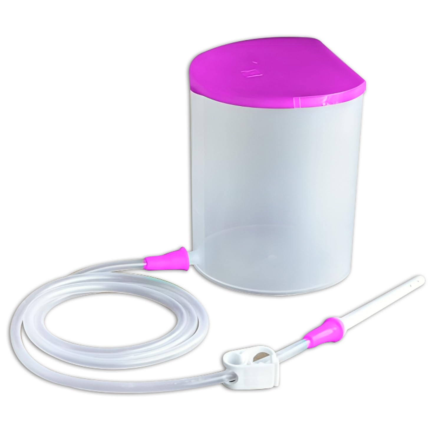 Enema PVC can/Kit for Home use with user Manual with Capacity 600 ml