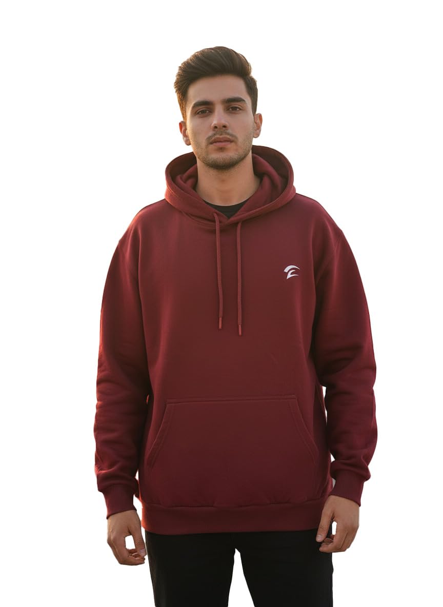epivu Classic Fleece Hoodie, Soft Warm Fabric, Relaxed Fit, Minimal Design-picture-38