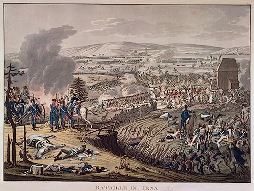 Tableau la bataille d'Iéna pour habiller un grand mur - Poster d'art Rugendas 60x90