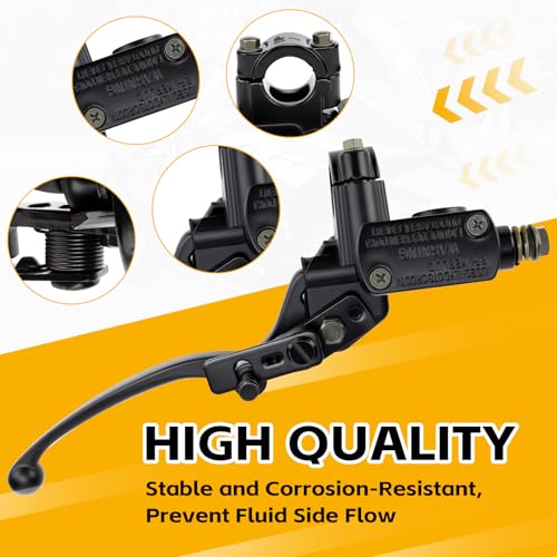 Image of 7 /8'' Right Hydraulic Brake Master Cylinder Lever Pump Replace for GY6 50cc 70cc 90cc 110cc 125cc 150c 200cc 250cc ATV Quad Moped Motorcycle Pit Bike Dirt Bike, Taotao Roketa Sunl Kazuma