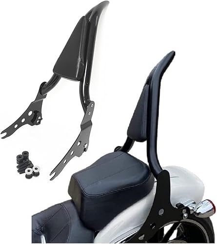 Barra negra desmontable para Harley Softail 2018-2022 Heritage Classic Street Bob Deluxe FXBB FLHC FLDE Slim FLSL respaldo de pasajeros 23 pulgadas