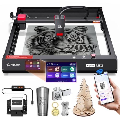 Algolaser 20W Laser Engraver Machine - Laser Cutter/Engraver with...