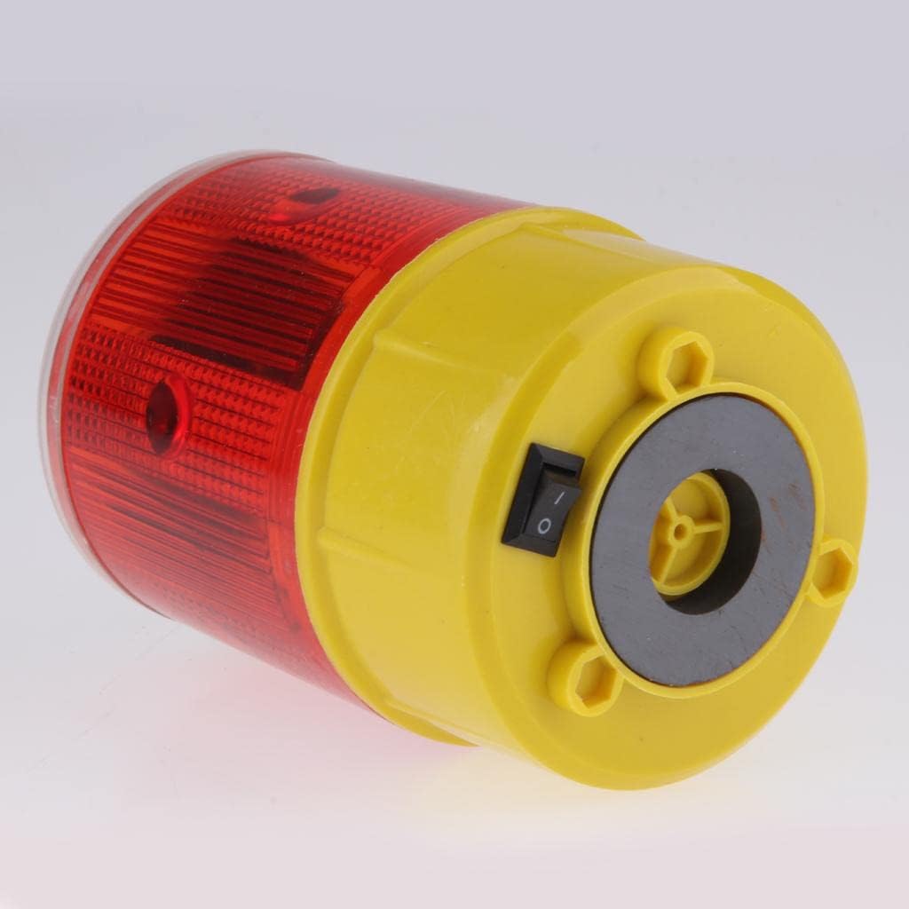 Power Solar Powered Emergency LED Strobe Warning Light Wireless Garden Lamp Flashing Barricade Safety Sign Road Construction Signs Flash Traffic Lights Flicker Beacon Lamps JS-04-image-29