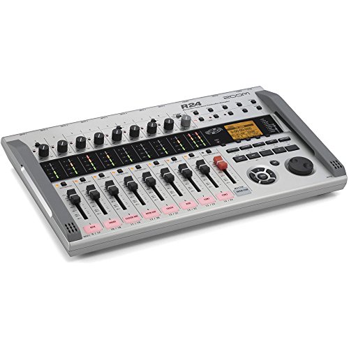 Zoom R24 Multi-Track Tabletop Recorder, Interface, Controller, 8 XLR Combo Inputs, 24 Tracks, USB...