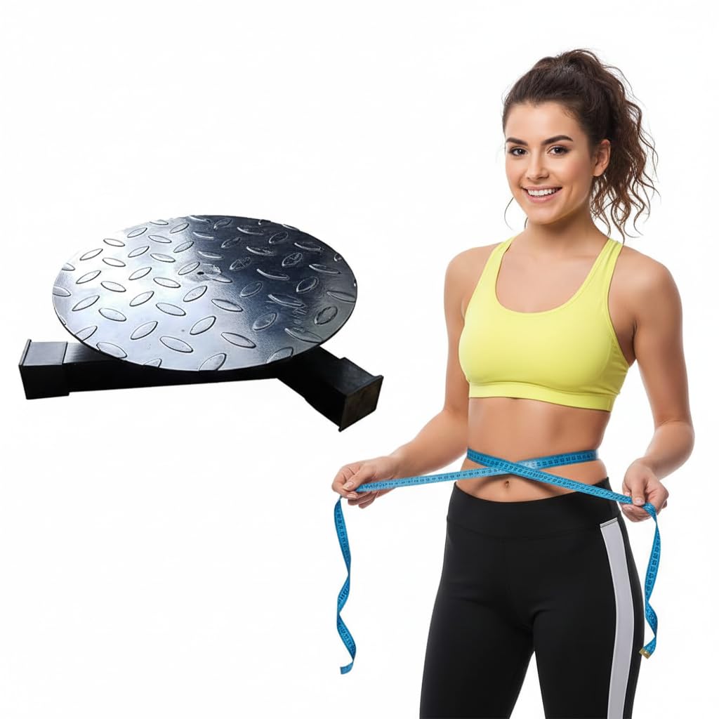 IBS Body twister Waist Twister, Waist Disc Trainer Board ABS Twist Waist Disc Board Body Building Twister Plate Weight Loss Foot Massage Iron Plate