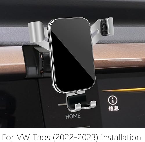 Miniatura 2 de Soporte de teléfono de coche para Volkswagen Taos 2022 2023 2024 S SE SEL VW SUV Accesorios interiores de automóvil, mejor soporte para teléfonos