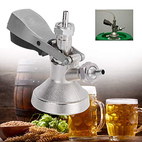 Image of Stainless Steel G-Type Beer Keg Coupler, Commercial Kegerator Kit
