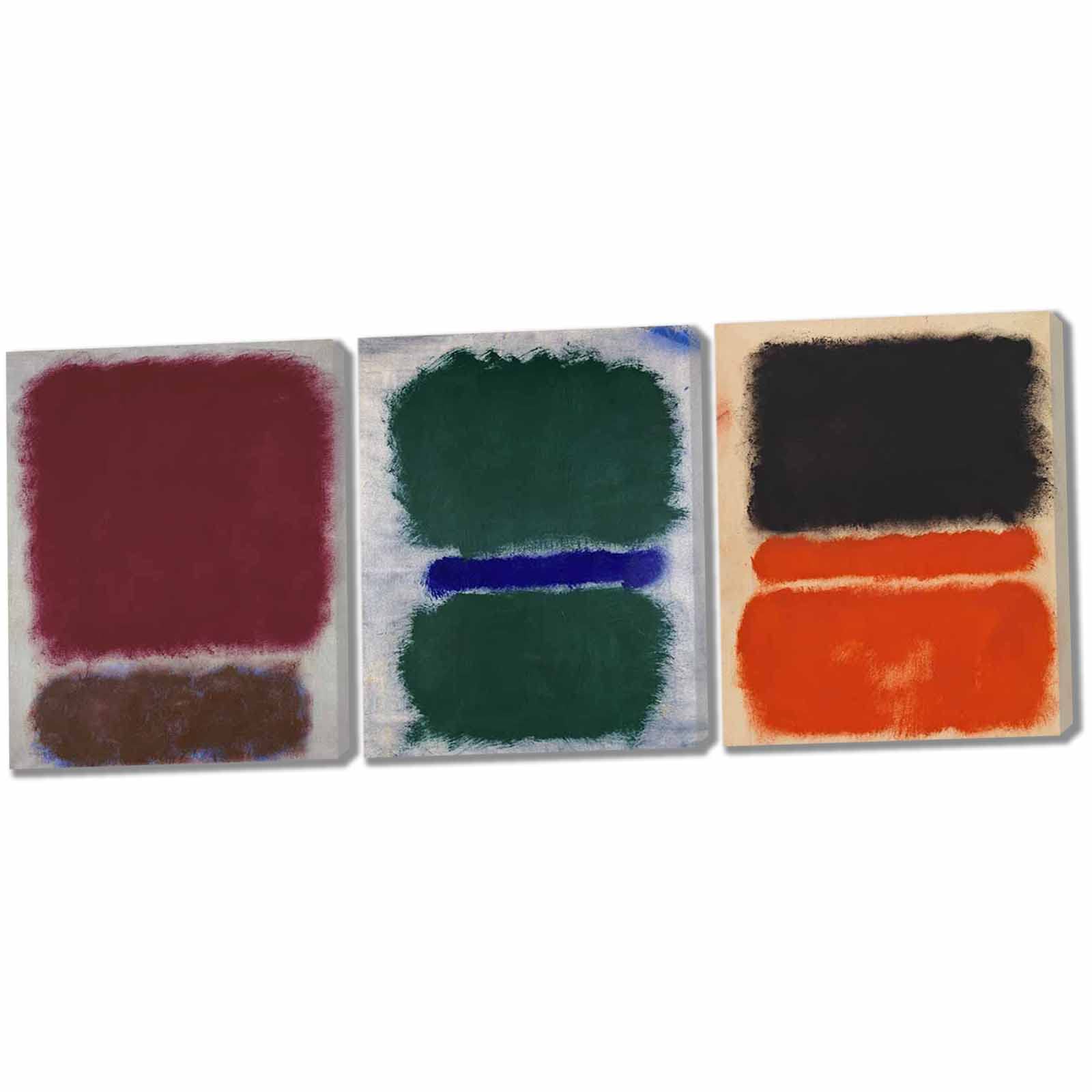 Amazon.co.jp: マーク・ロスコマルチカラーセット3アートフレーム